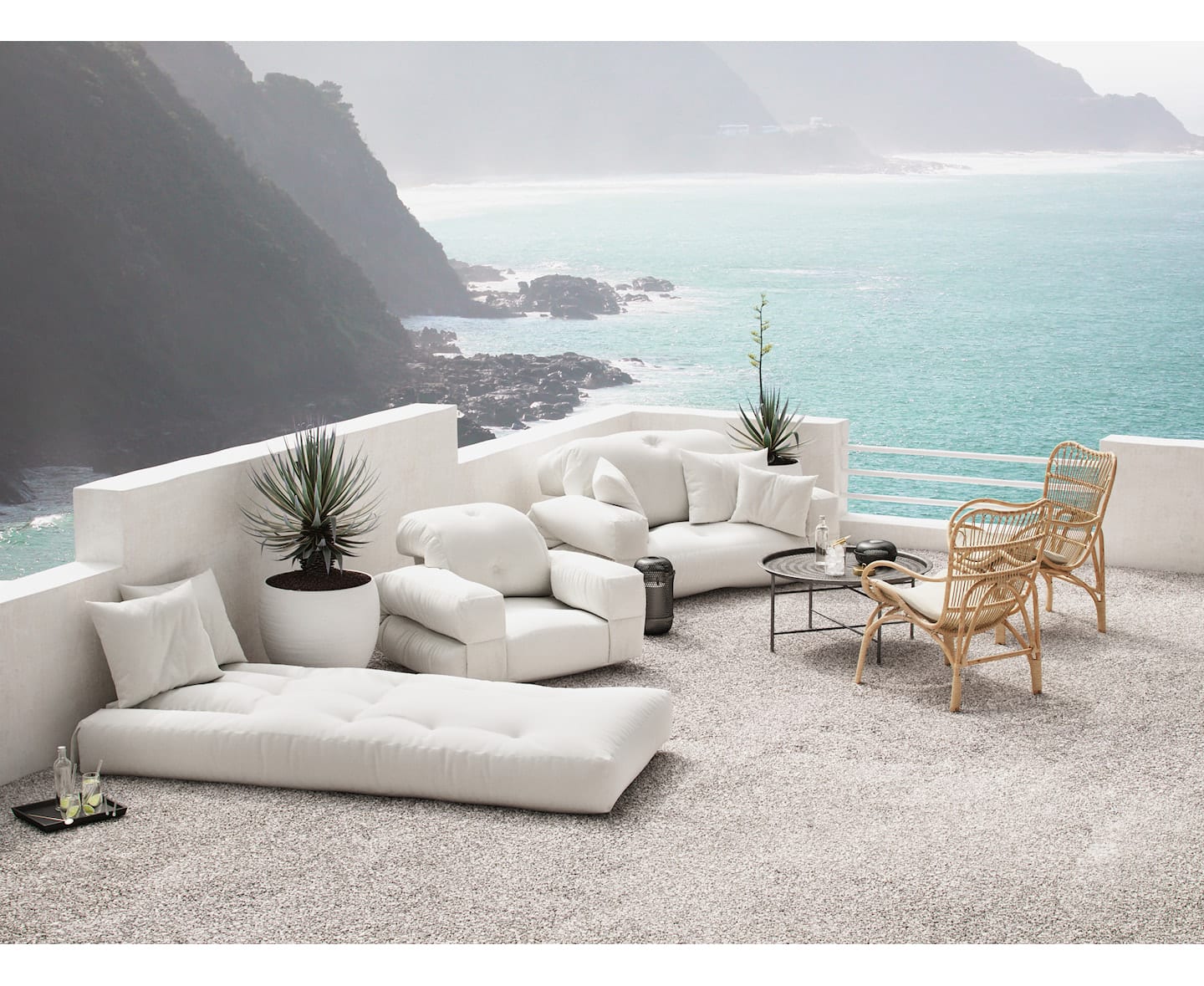 Karup Design Hippo Outdoor Loungetuoli Beige