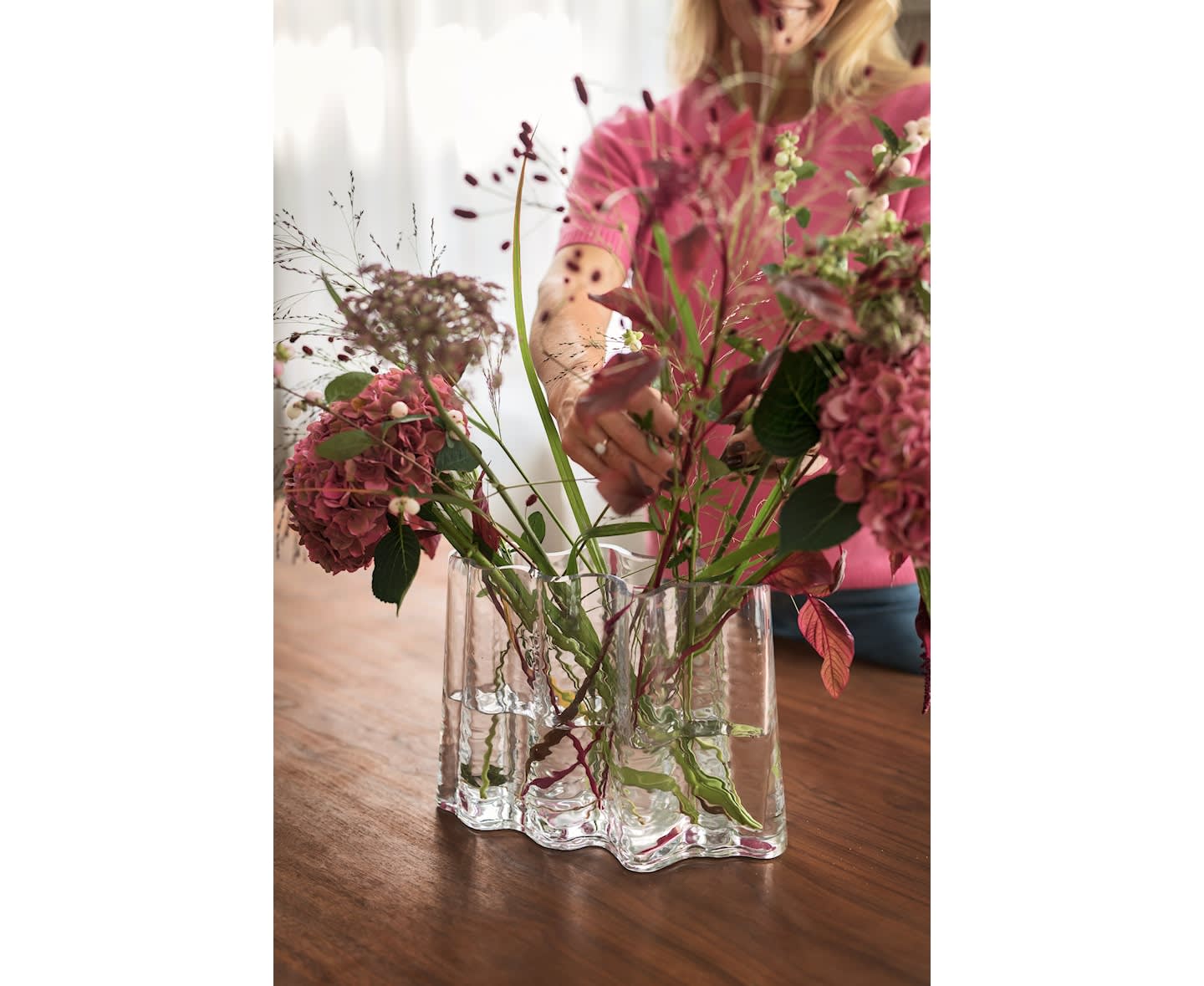 Cooee Design Gry Wide Vase Klar 24cm