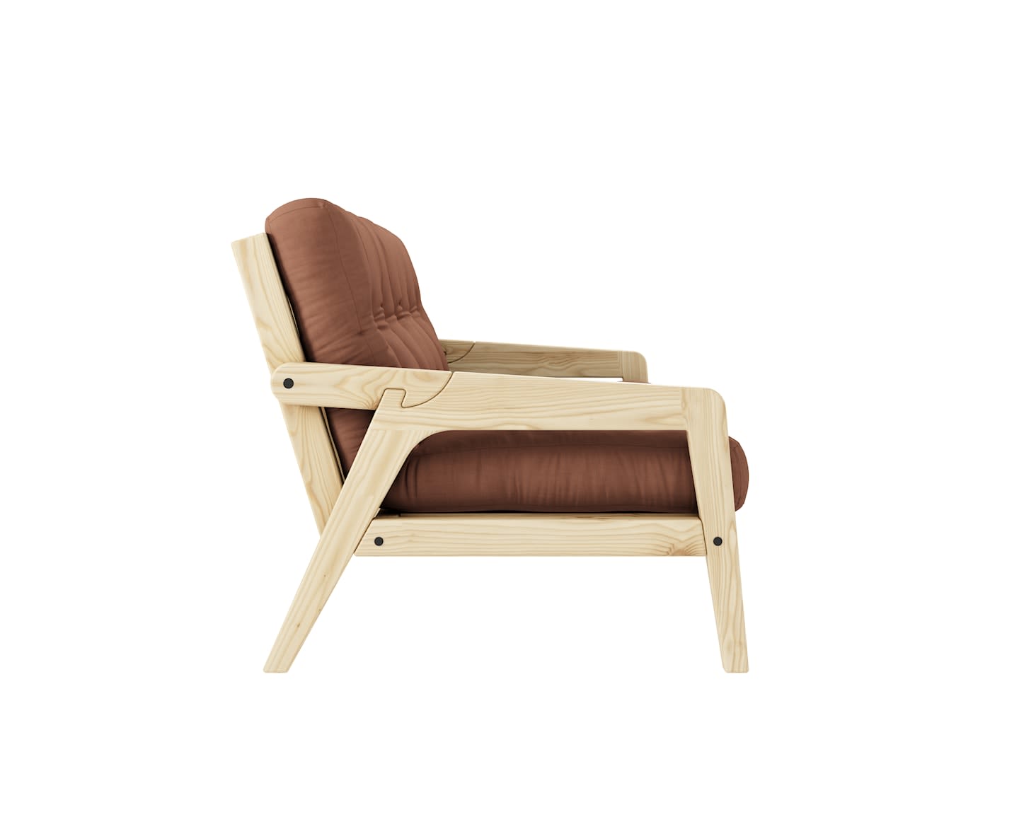 Karup Design Grab Bäddsoffa Natur/Clay Brown 204cm