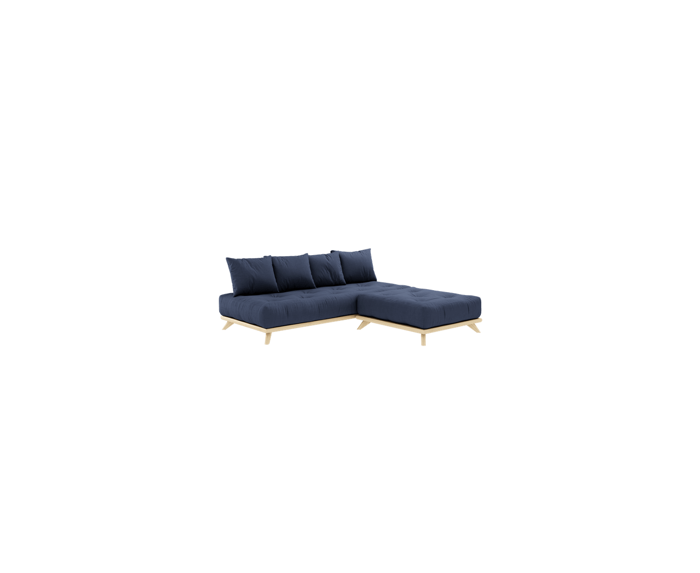 Karup Design Senza Bäddsoffa Natur/Navy 200cm