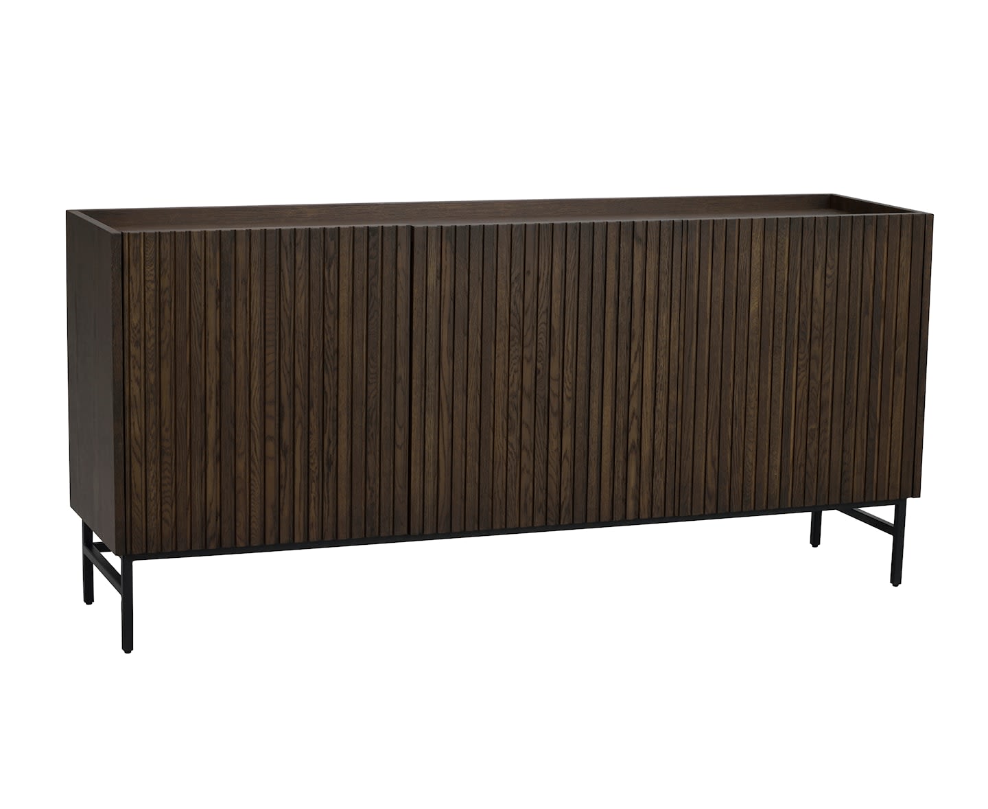 Rowico Home Halifax Sideboard Braun/Schwarz 160cm