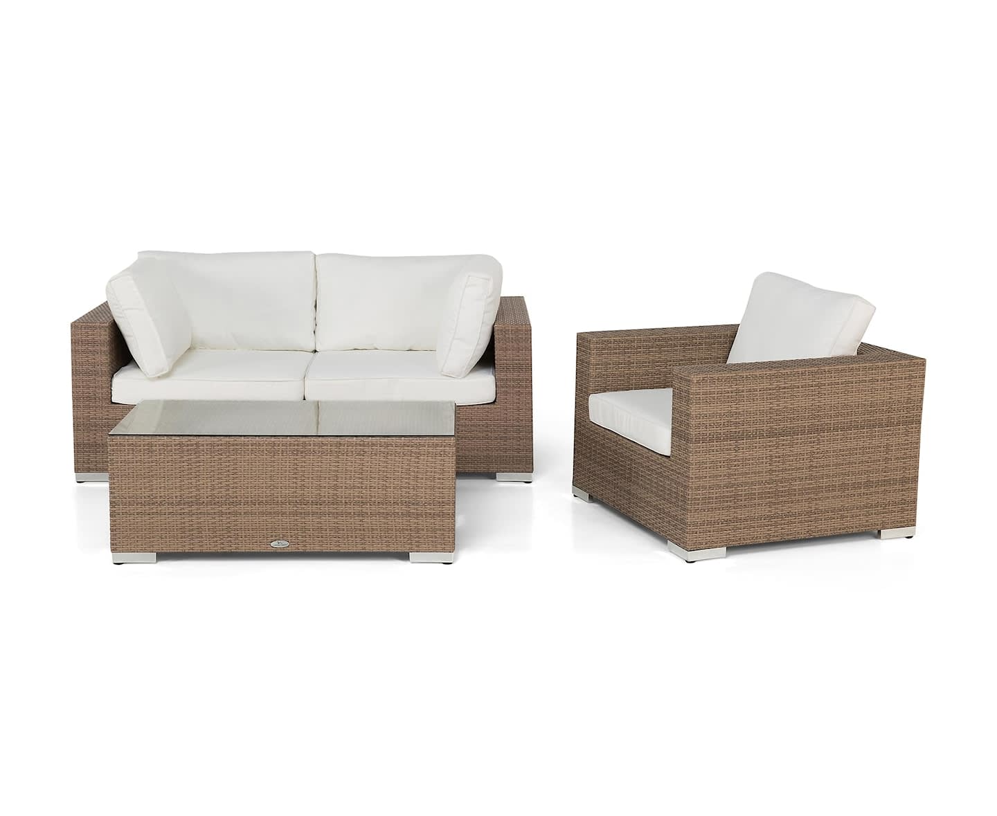 Nordic Outdoor Bora 3-seter Loungegruppe inkl. Bord Sand