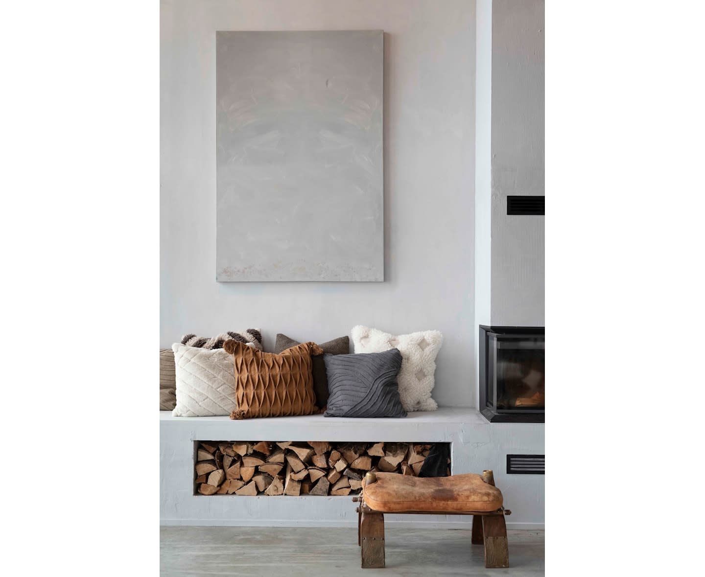 Nordic Home Sean Kuddfodral Offwhite 50x50