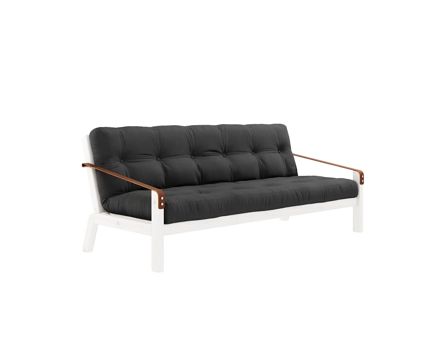 Karup Design Poetry Bäddsoffa Vit/Dark Grey 204cm