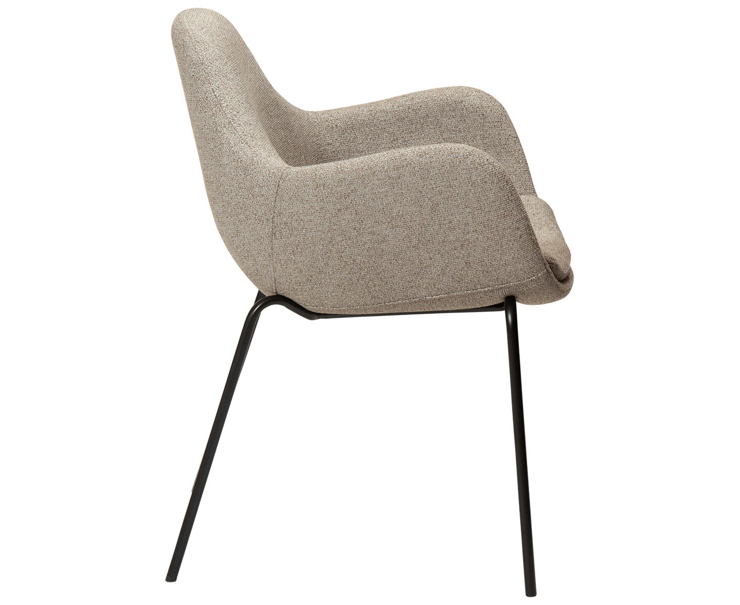 Dan Form Zimmer spisestol boucle beige/svart