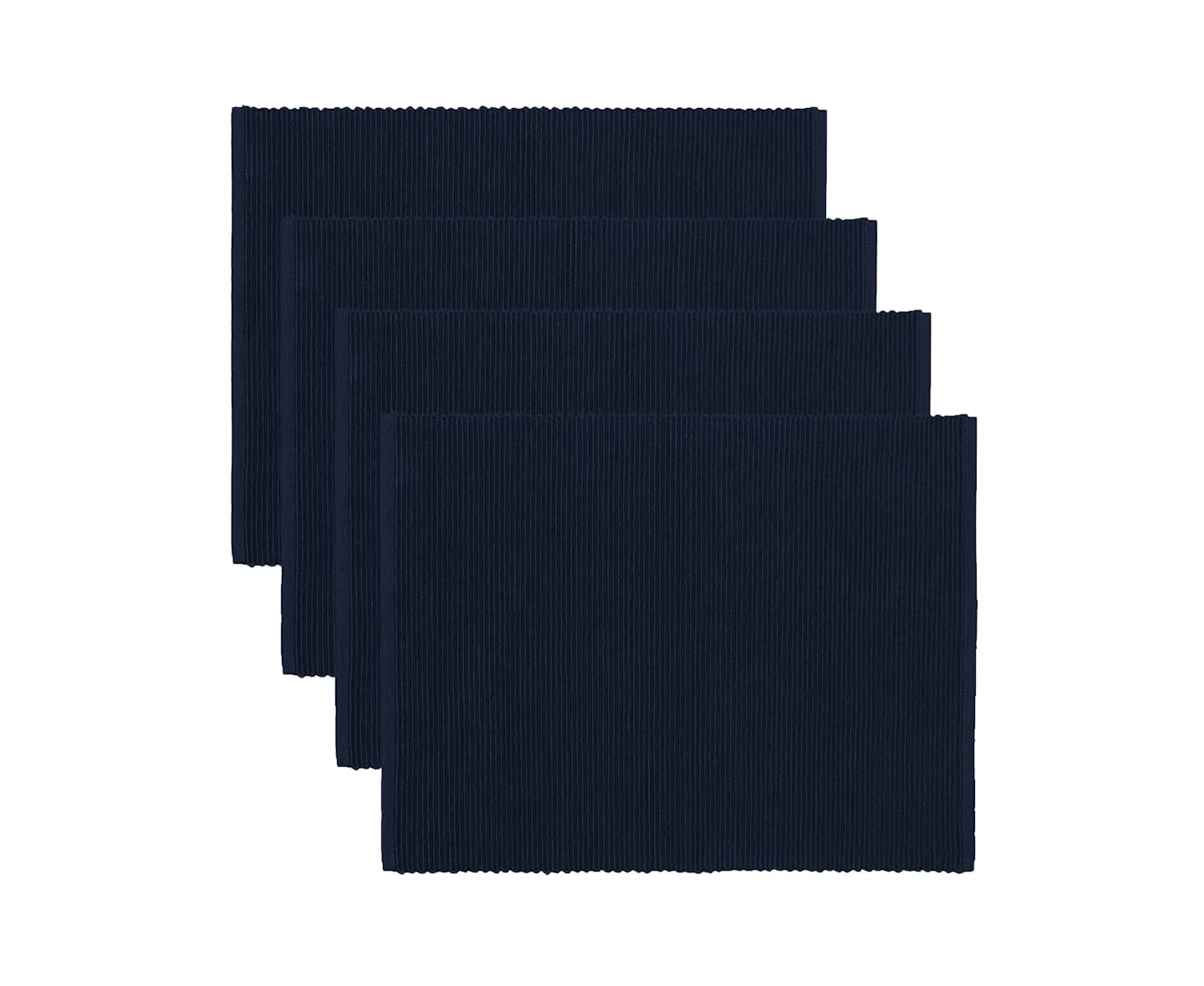 Linum Uni Tischset Dark Navy Blue 35x46 4er-Pack