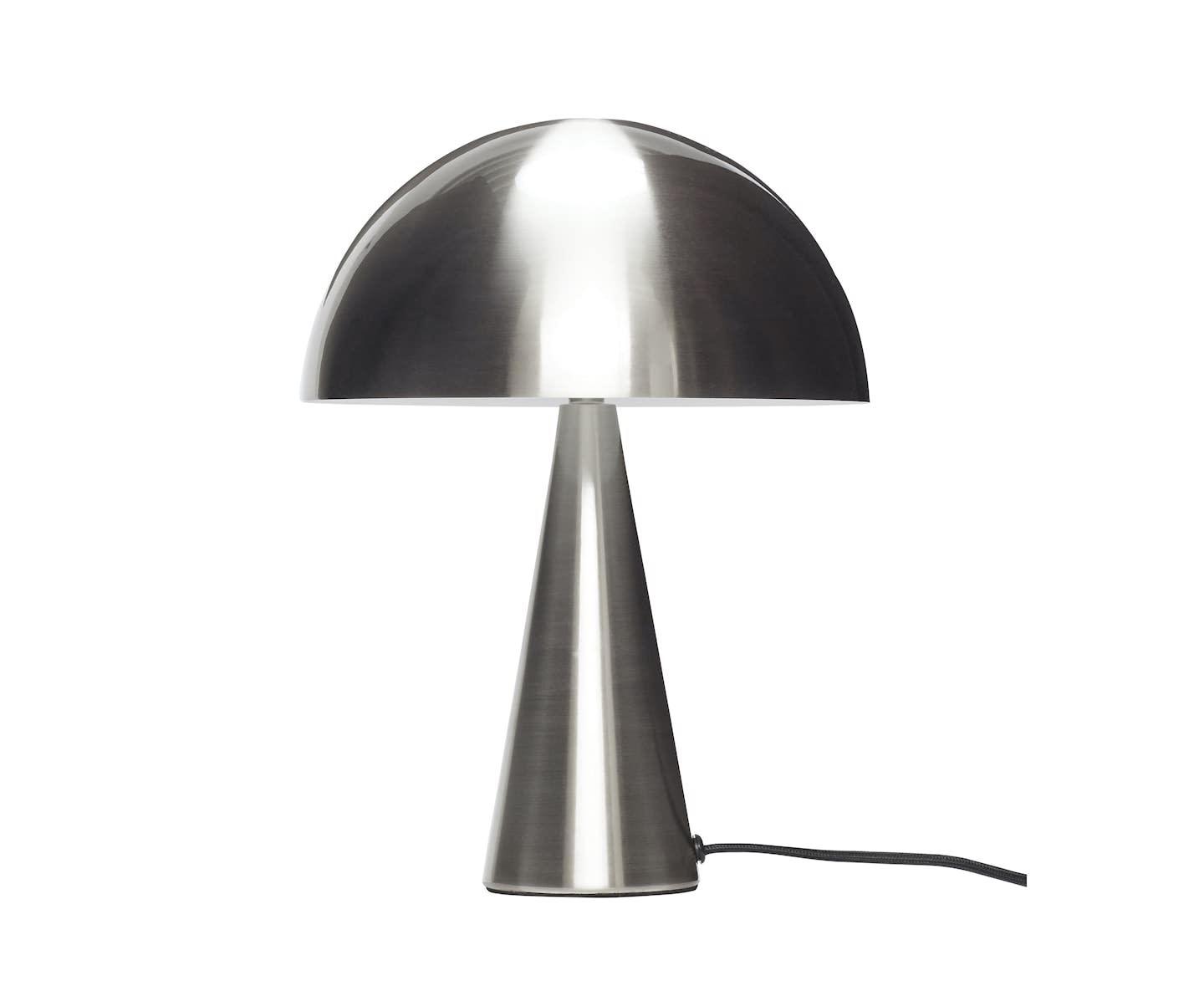 Hübsch Mush Bordlampe Nikkel 33cm