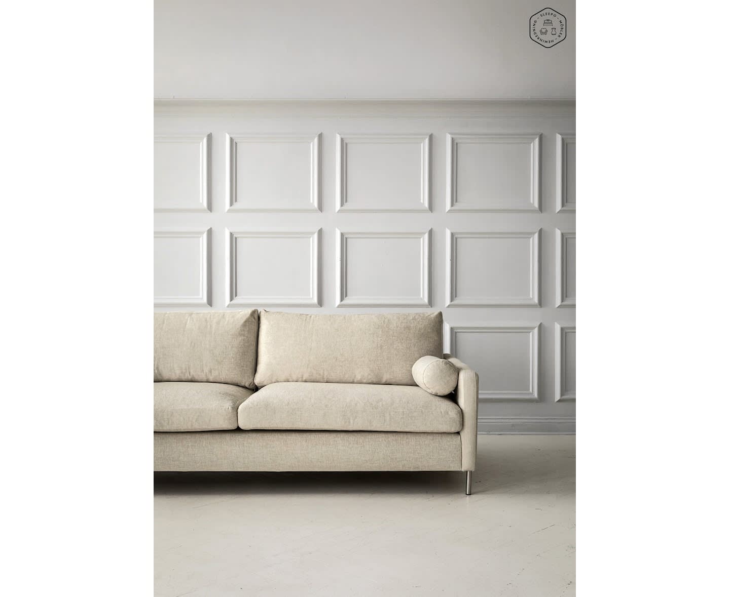 Sleepo Åre 2-Sitzer Sofa Beige 177cm