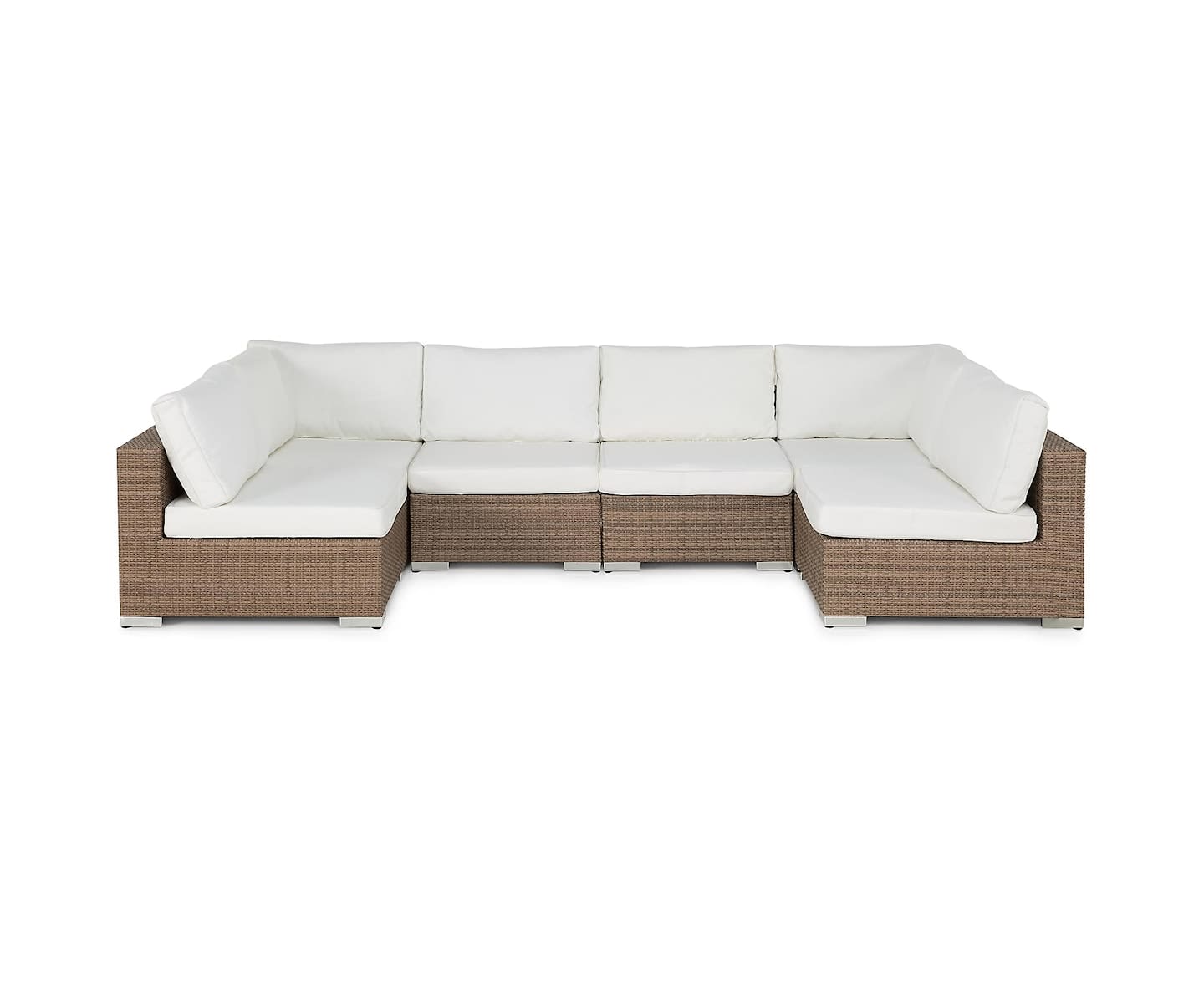 Nordic Outdoor Bora 6-sits Loungesoffa Sand