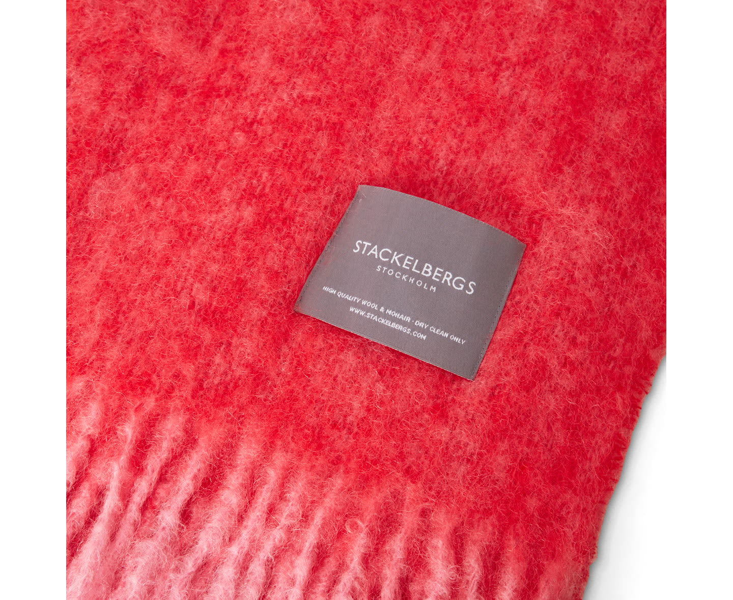 Stackelbergs Mohair Plaid Pealgon &amp; Red Melange