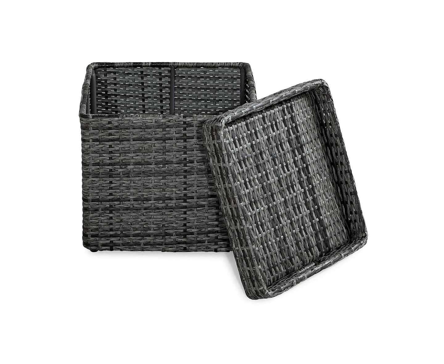 Nordic Outdoor Bora Sidebord med oppbevaring Grå 45cm