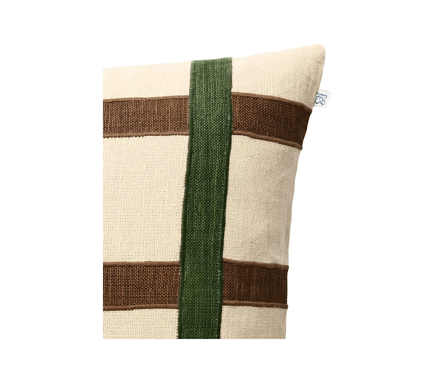 Chhatwal &amp; Jonsson Kiran Tyynynpäällinen Linen Cactus Green/Taupe 50x50