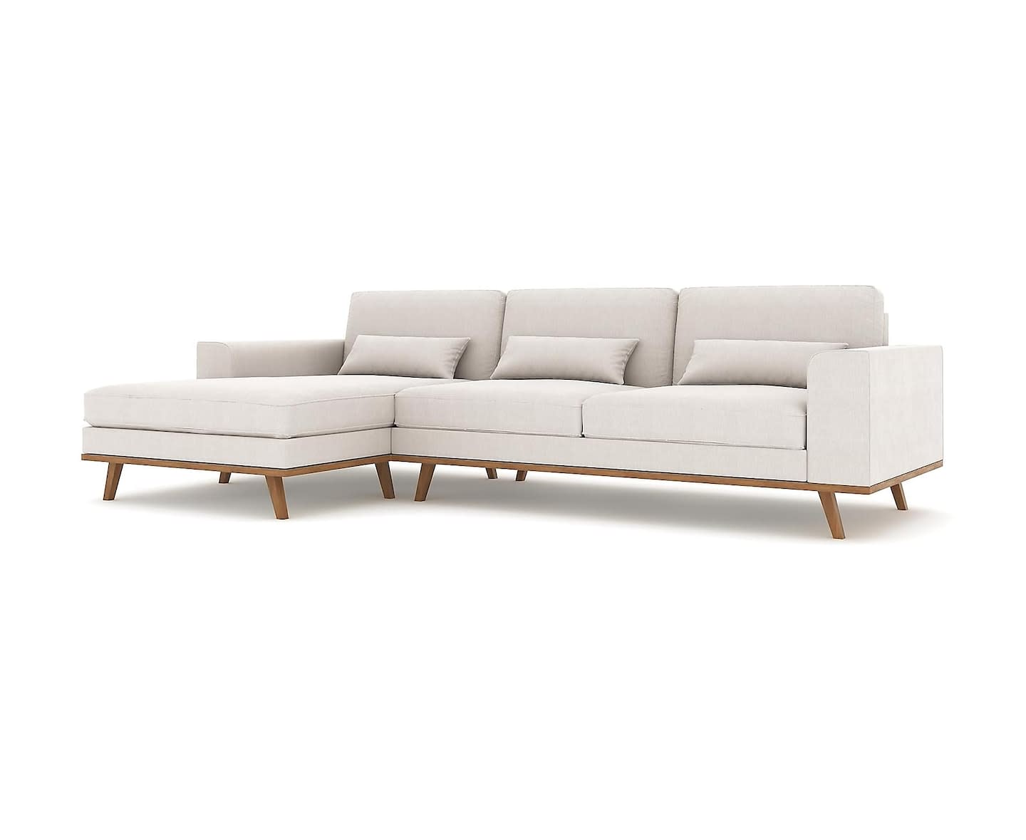 Nordic Home Caleb Divansoffa Vänster Beige