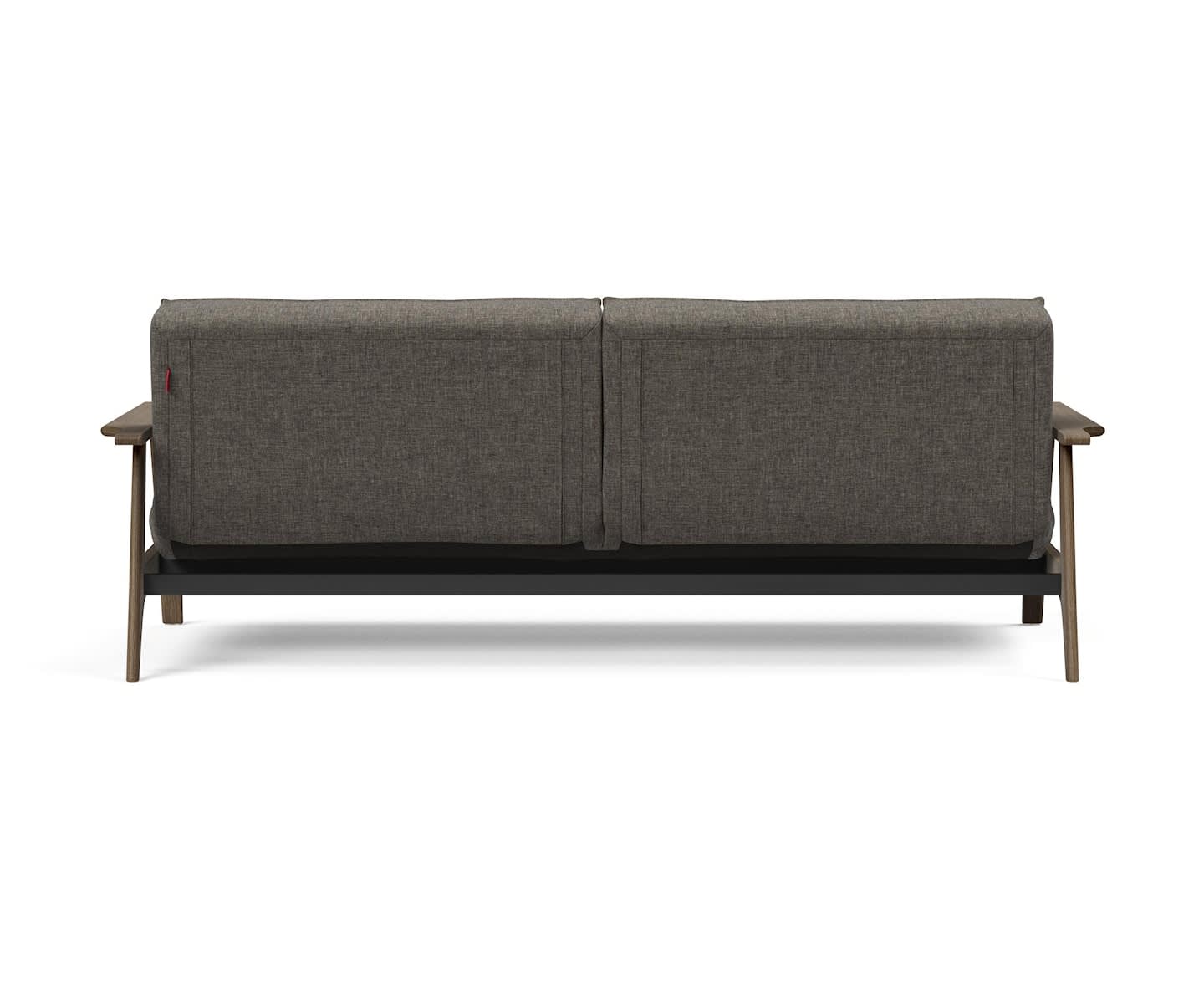 Innovation Living Splitback Frej Bäddsoffa Smoked Oak/Flashtex Dark Grey 115x200