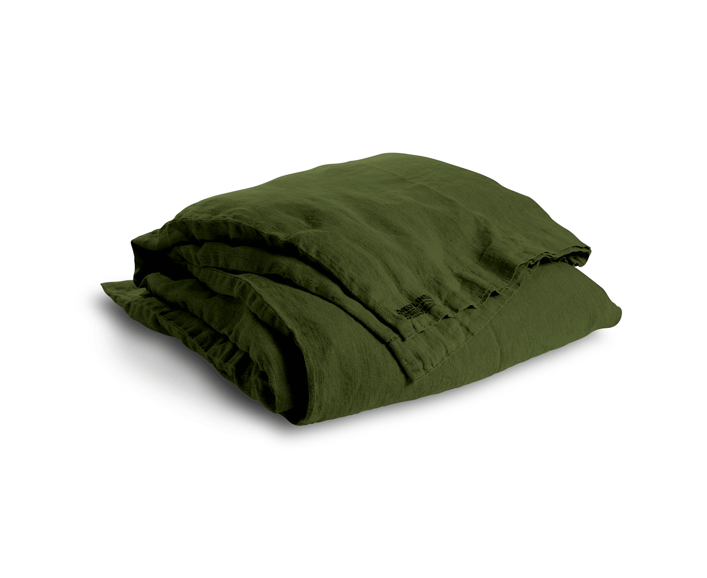 Lovely Linen Pussilakana Jeep Green Double