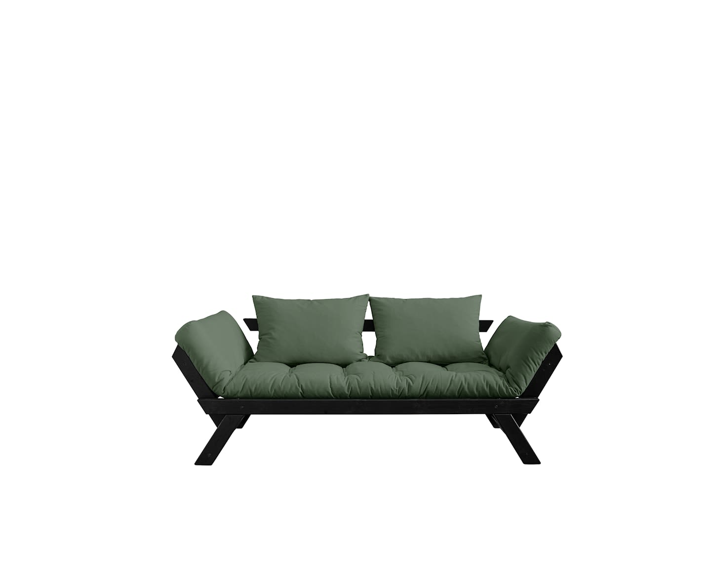 Karup Design Bebop Dagseng Svart/Olive Green 174cm