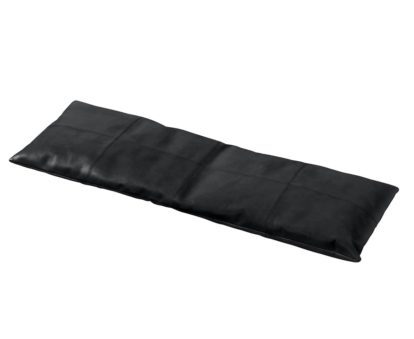 Cinas Sittsdyna Bank Leder Schwarz 104x35cm