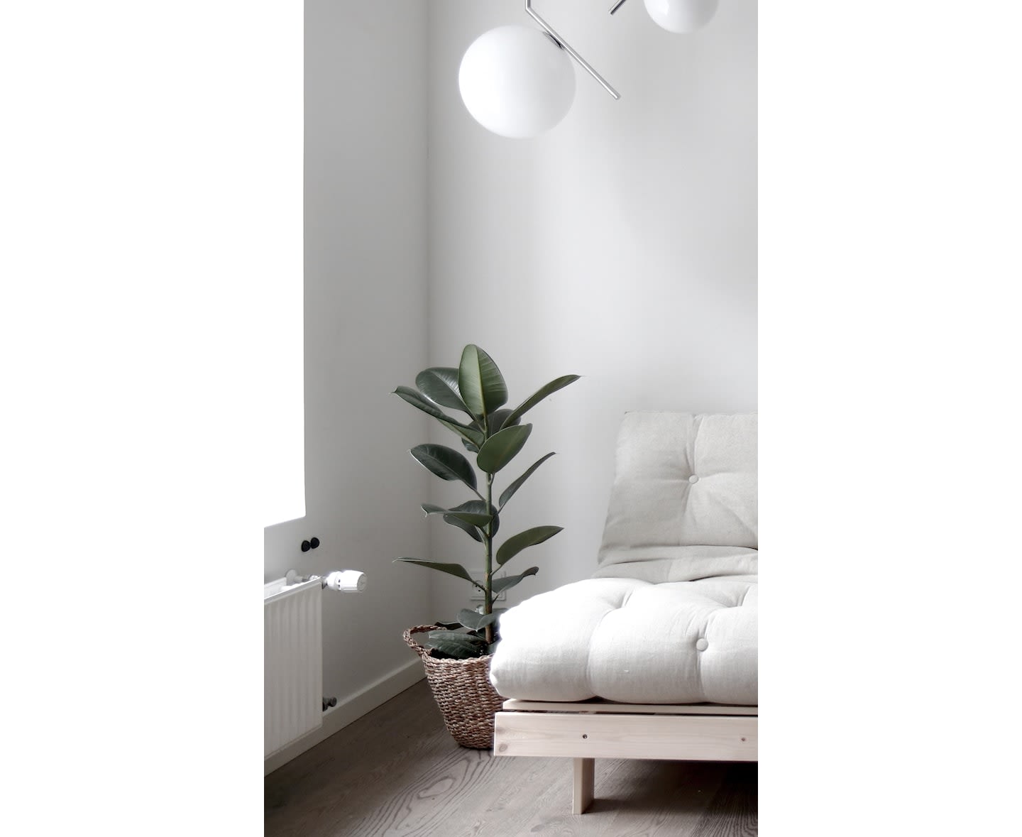 Karup Design Roots Bäddfåtölj Natur/Mocca 90cm