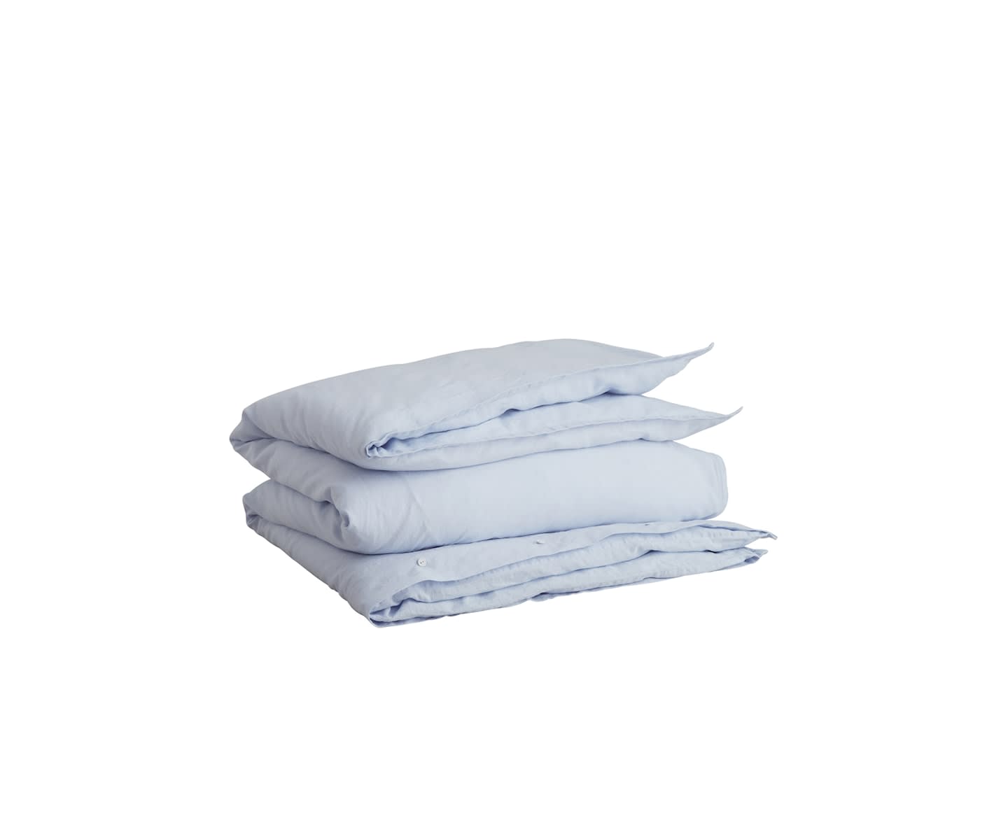 GANT Home Cotton Linen Påslakan Light Blue Dubbel