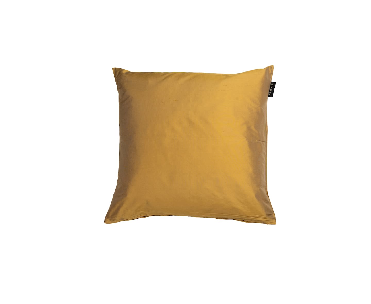 Linum Silk Kuddfodral Straw Yellow 40x40