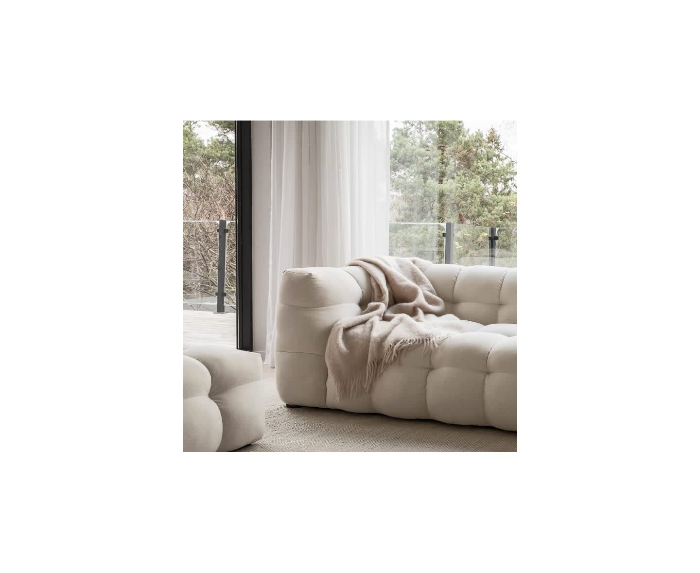 Sleepo Billie 2-Sitzer Sofa Nature