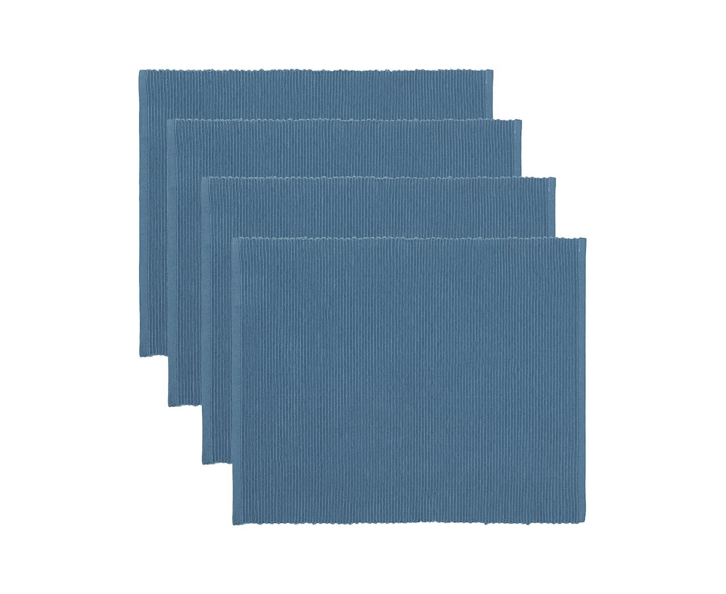 Linum Uni Tischset Deep Sea Blue 35x46 4er-Pack