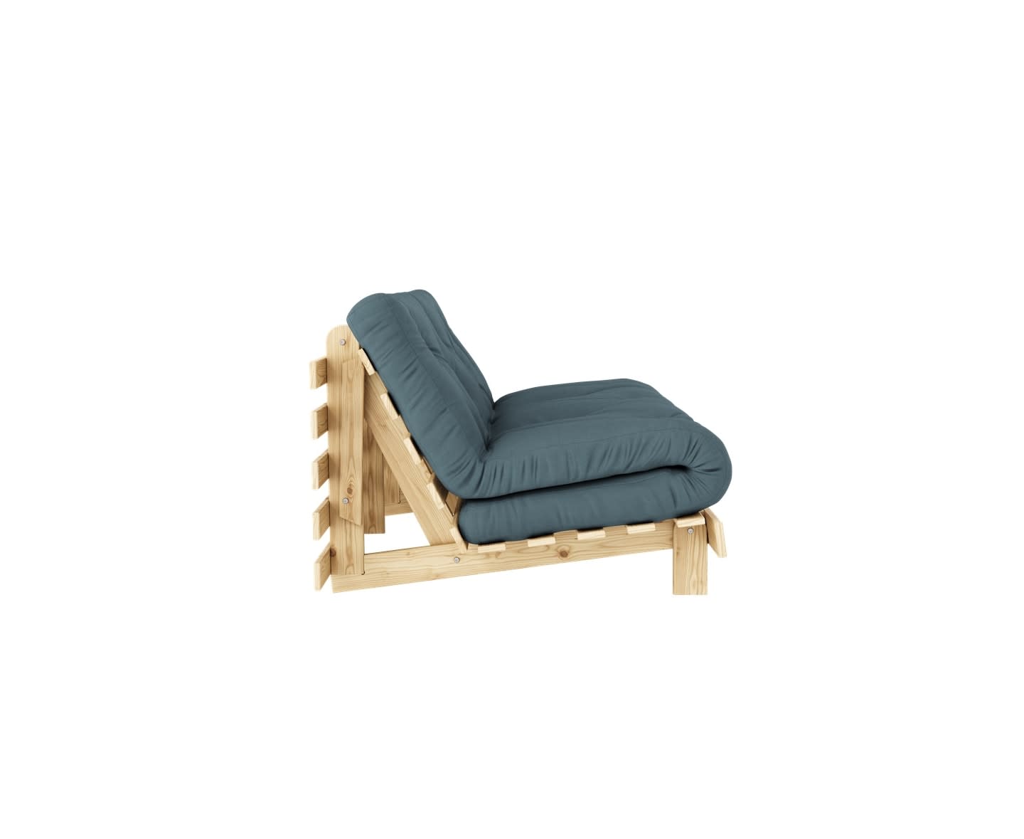 Karup Design Roots Schlafsofa Natur/Petrolblau 160cm