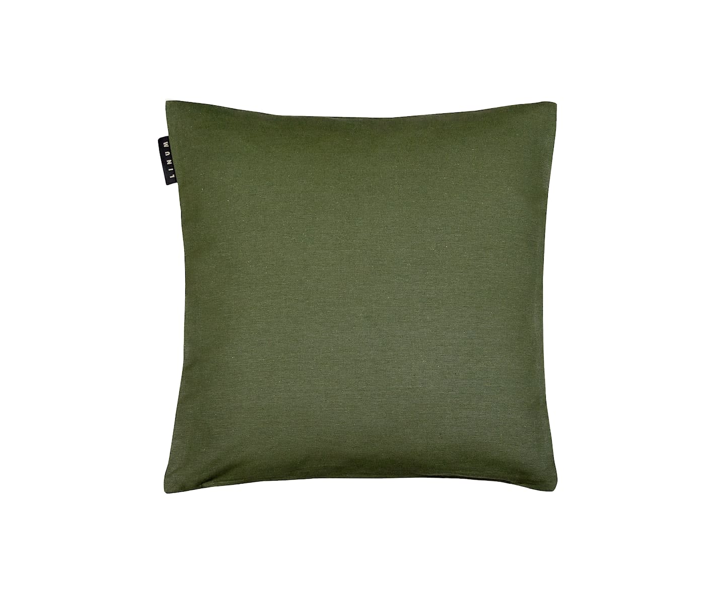 Linum Annabell Tyynyliina Dark Olive Green 40x40