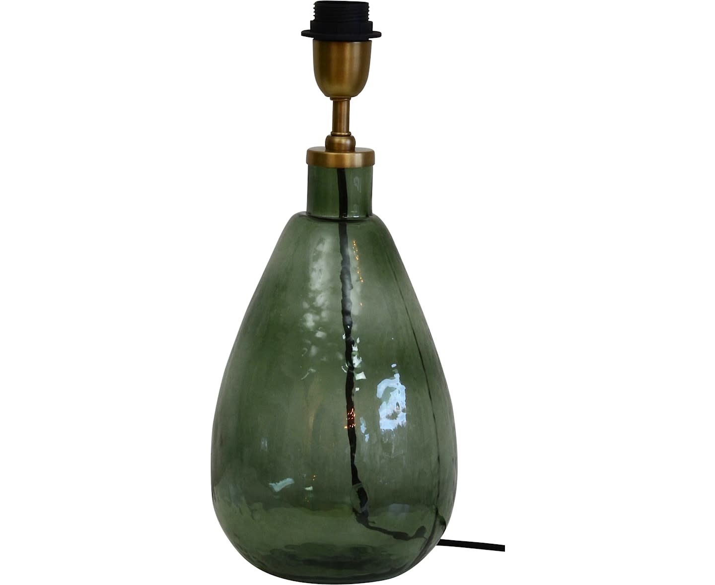 Hallbergs Belysning Venezia Lampesokkel Bottle Green