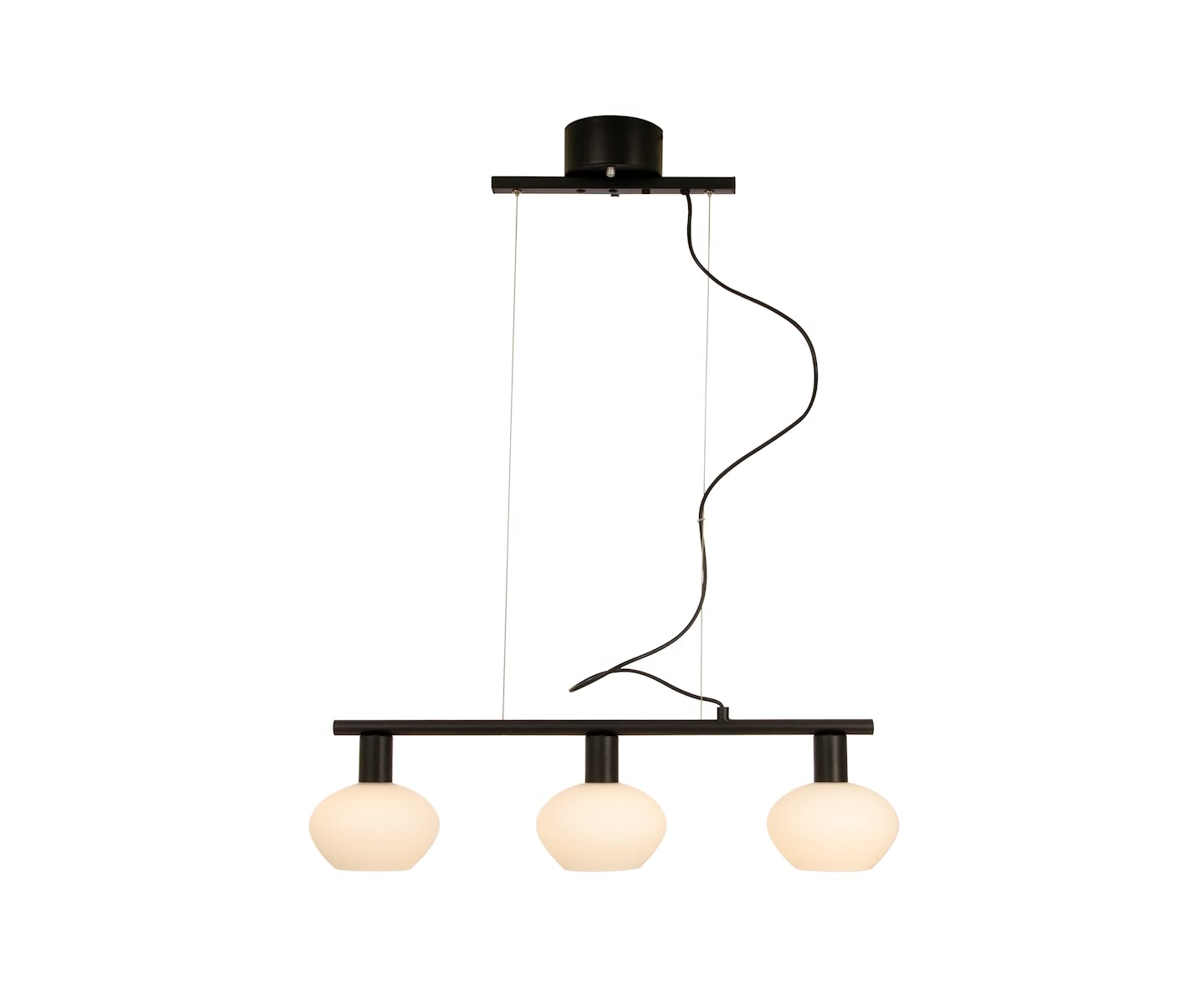 Aneta Lighting Romeo Taklampa 3 Svart/Vit