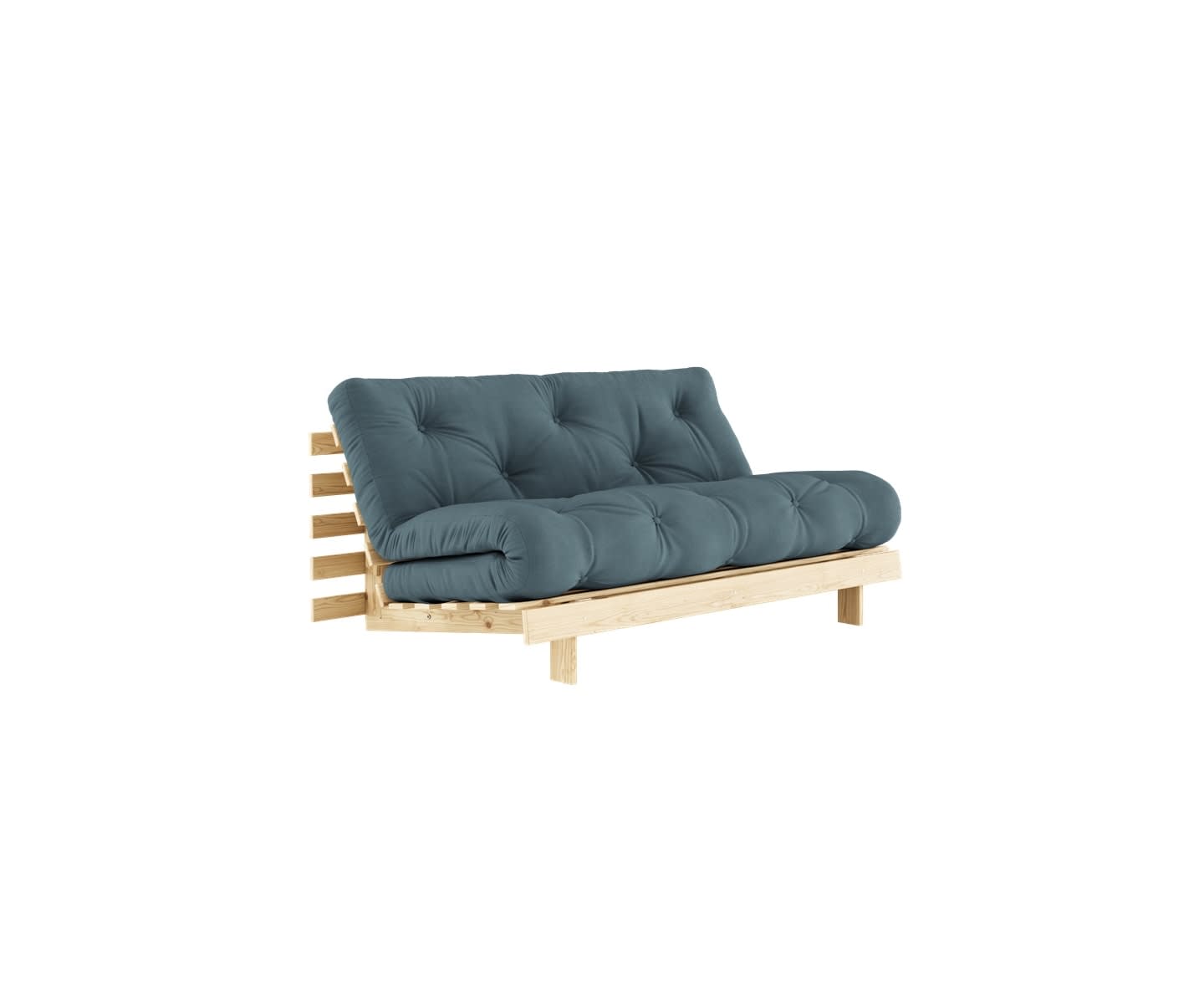 Karup Design Roots Schlafsofa Natur/Petrolblau 160cm