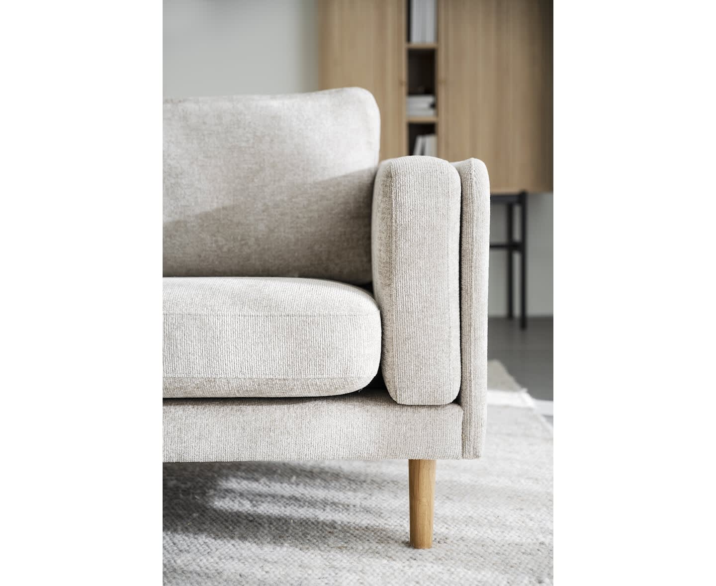 Rowico Home Braden 3-sits Soffa Ljusbeige/Ek