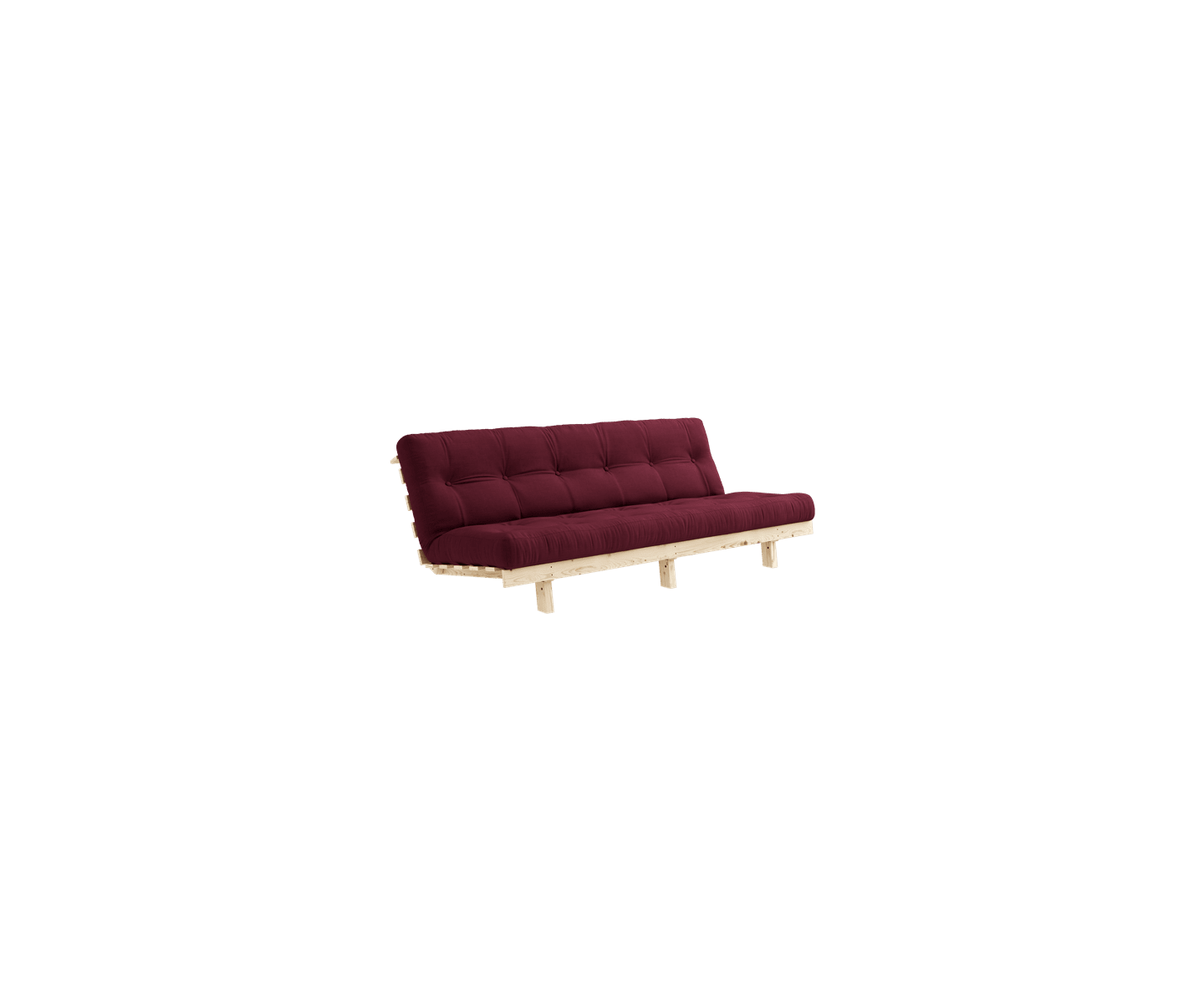 Karup Design Lean Vuodesohva Natur/Bordeaux 190cm