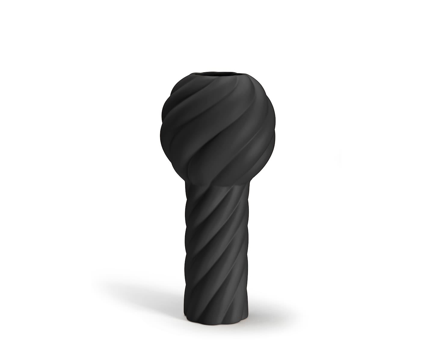 Cooee Design Twist Pillar Vas Black 34cm