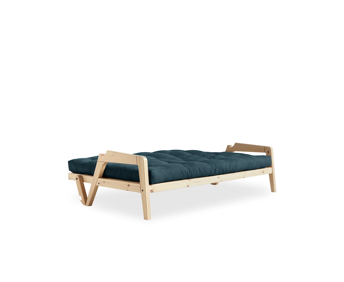 Karup Design Grab Bäddsoffa Natur/Petrol Blue 204cm