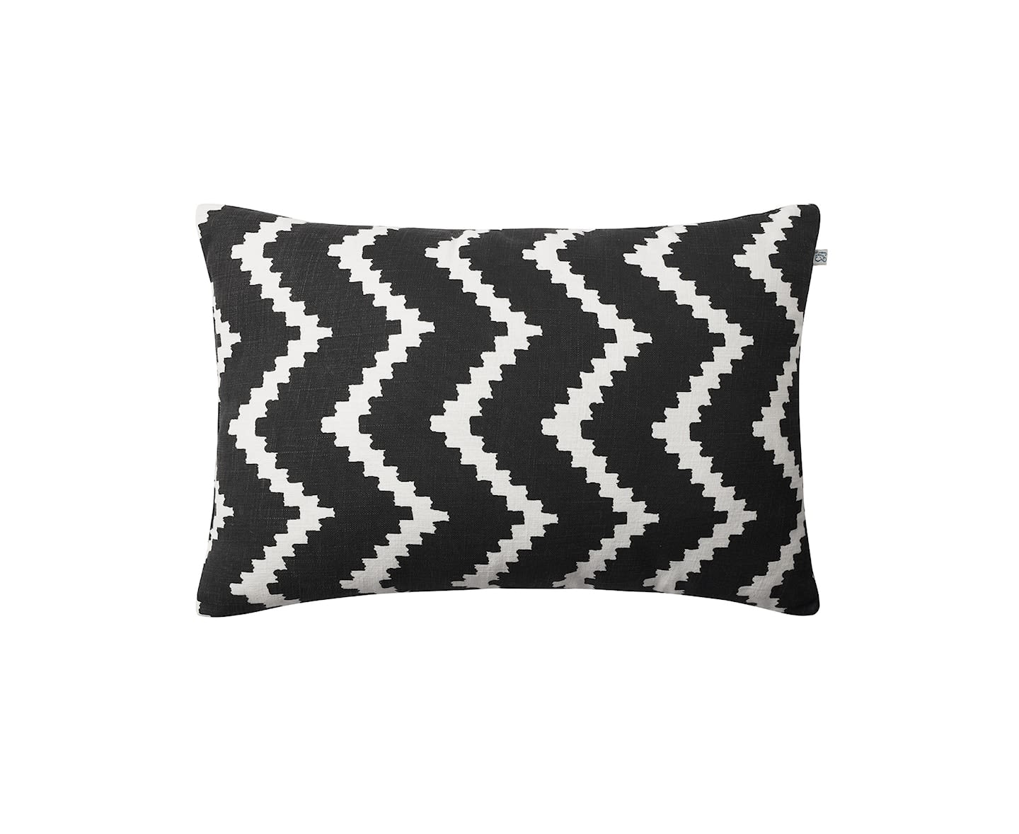 Chhatwal &amp; Jonsson Ikat Sema Outdoor Prydnadskudde Black/Off White  40x60