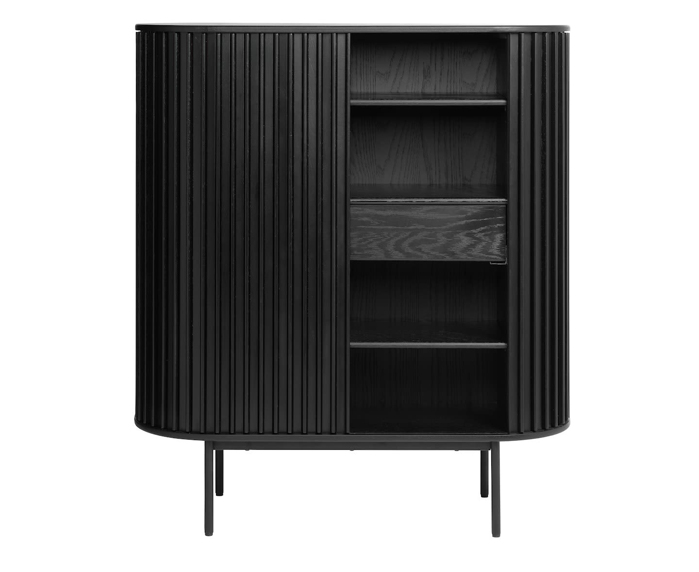 Sleepo Freja Schrank Black Oak 125cm