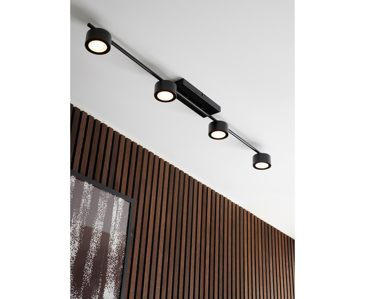 Nordlux Clyde 4-Rail Spotlight Svart