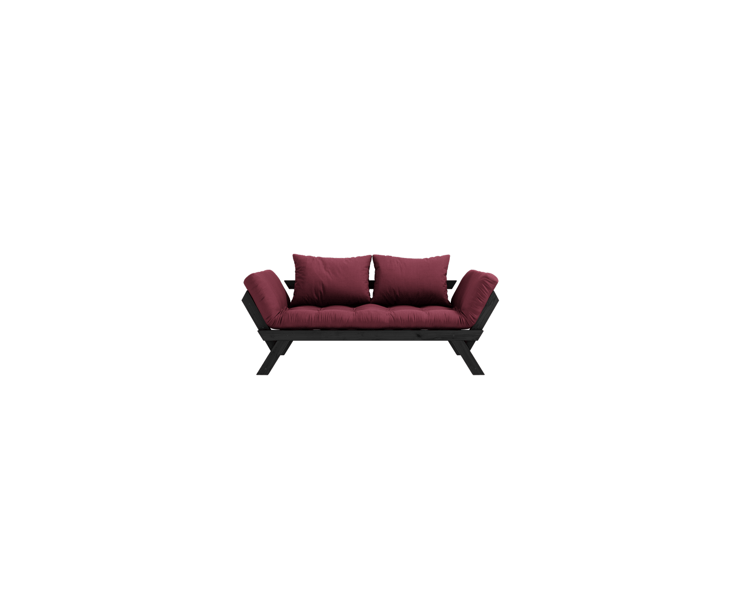 Karup Design Bebop Dagbädd Svart/Bordeaux 174cm