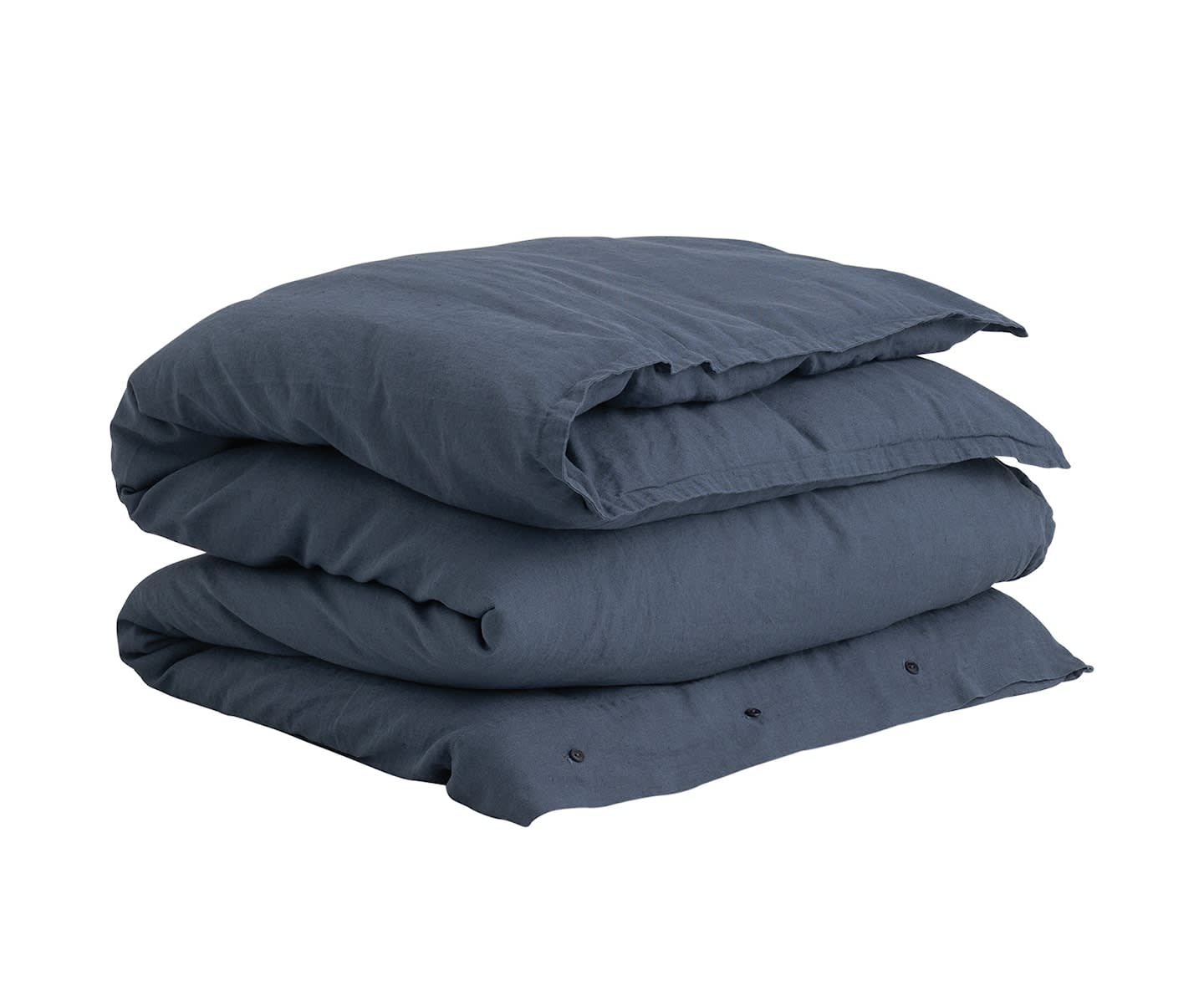 GANT Home Cotton Linen Påslakan Sateen Blue Dubbel