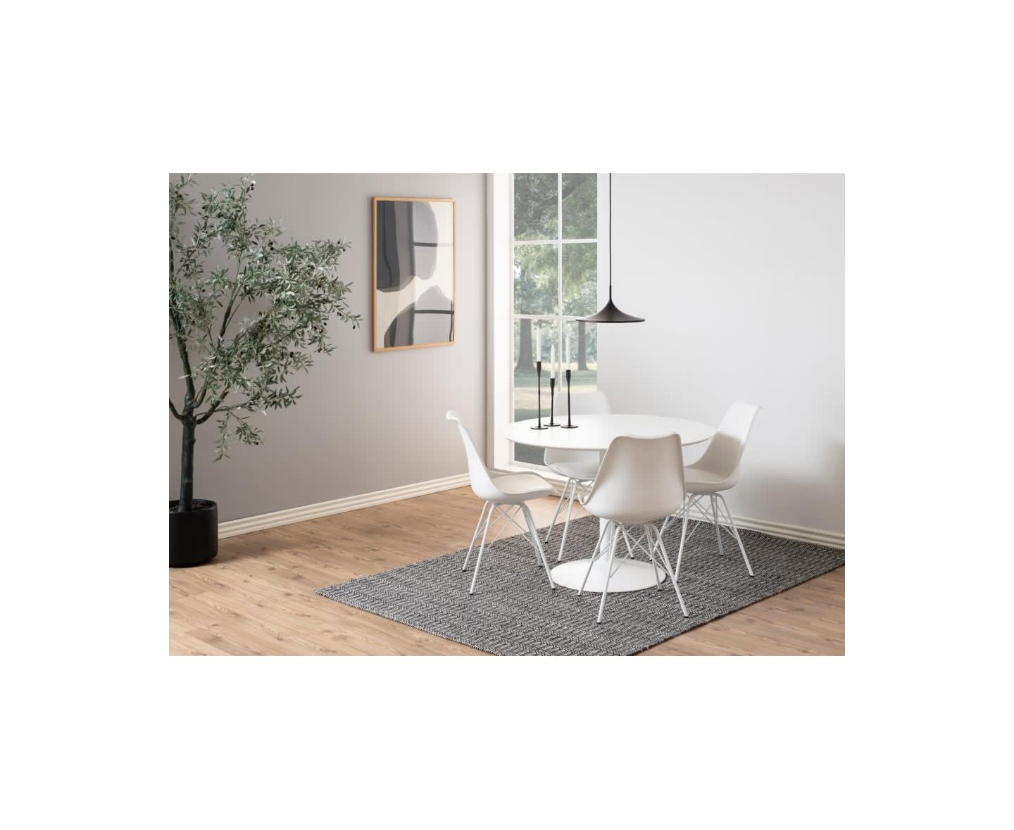 Nordic Home Eira Matstol Konstläder White