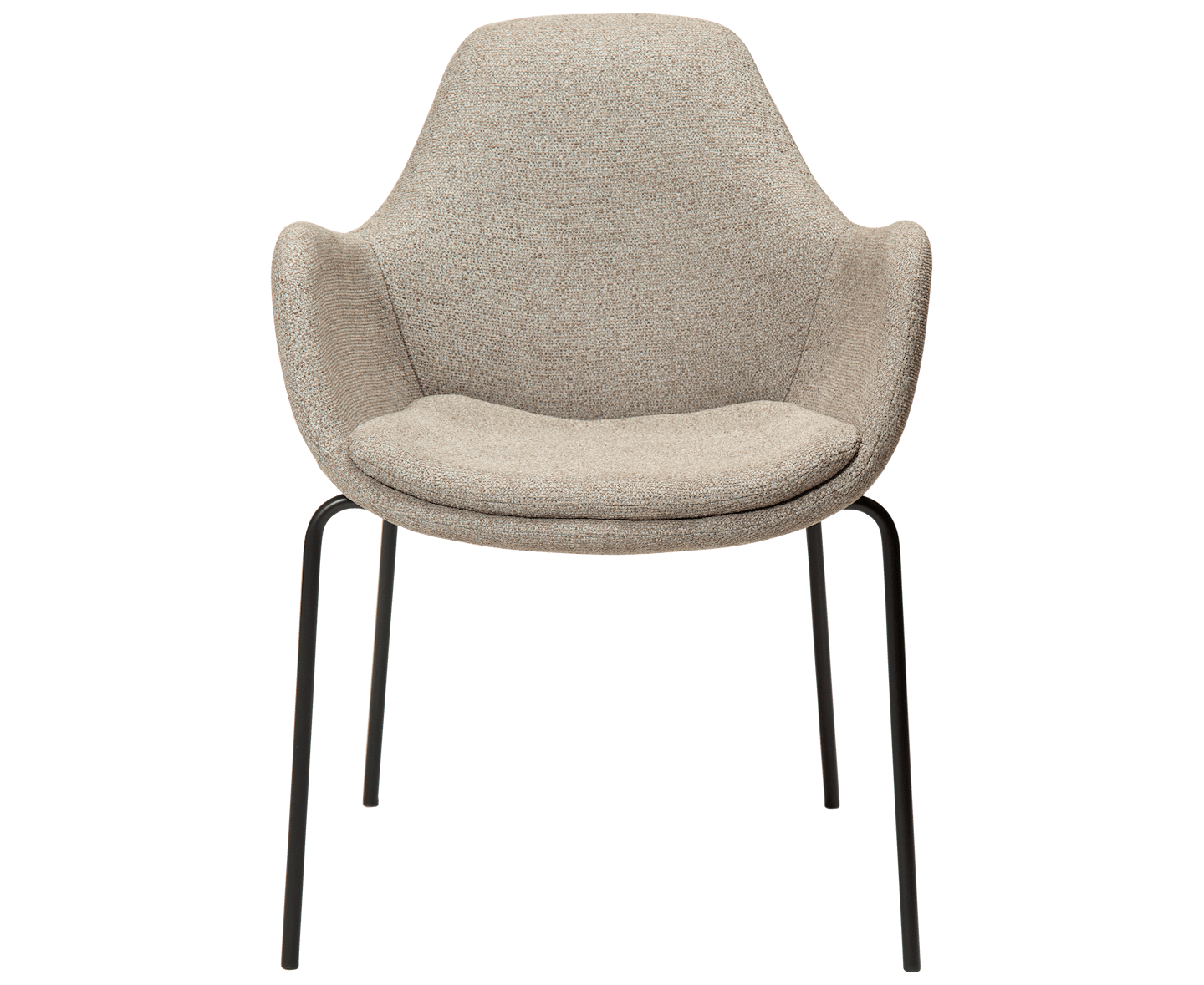 Dan Form Zimmer spisestol boucle beige/svart