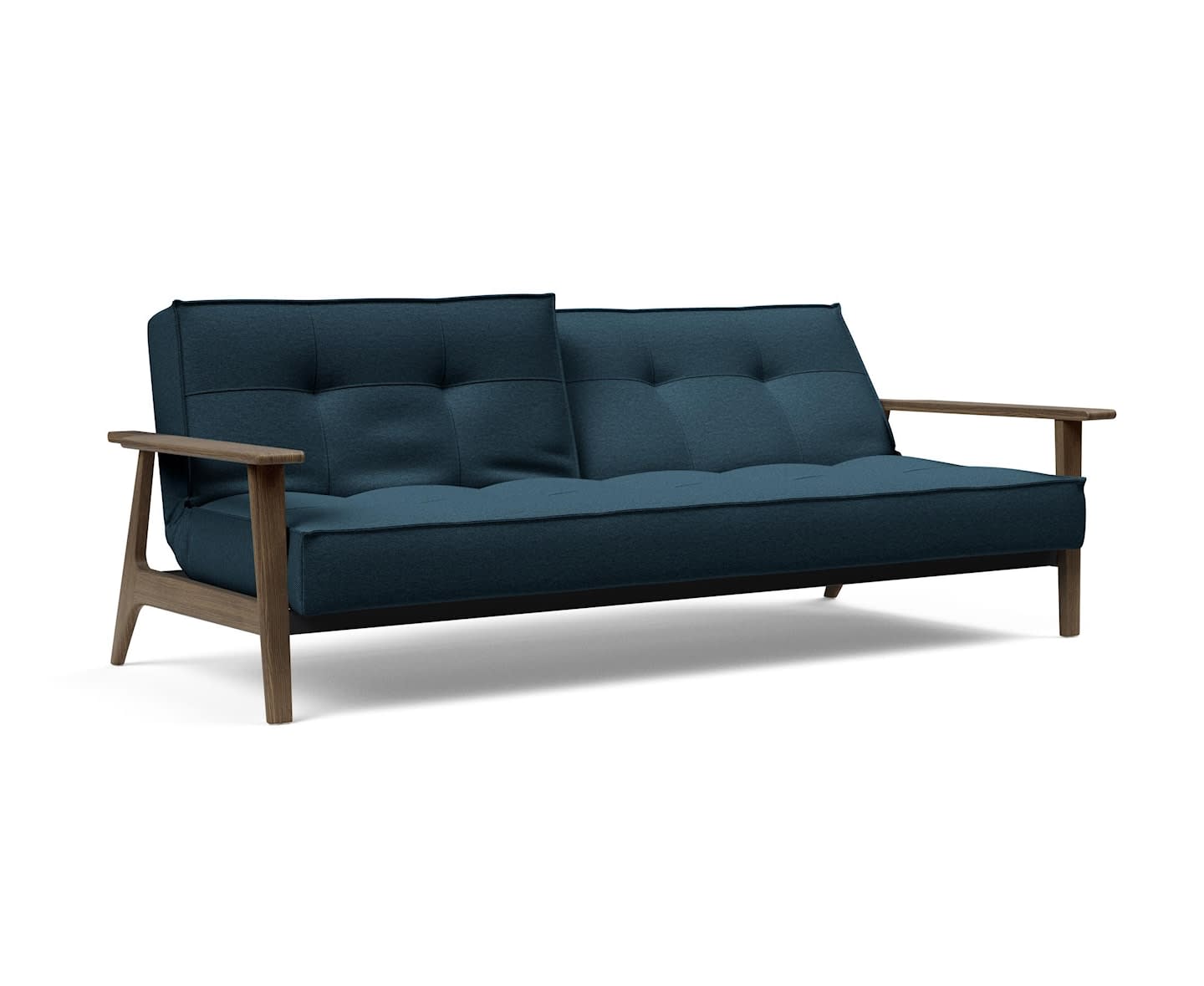 Innovation Living Splitback Frej Bäddsoffa Smoked Oak/Argus Navy Blue 115x200