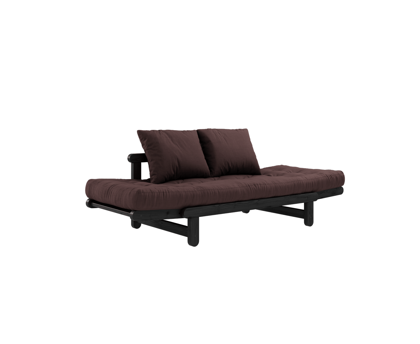 Karup Design Beat Bäddsoffa Svart/Brown 200cm