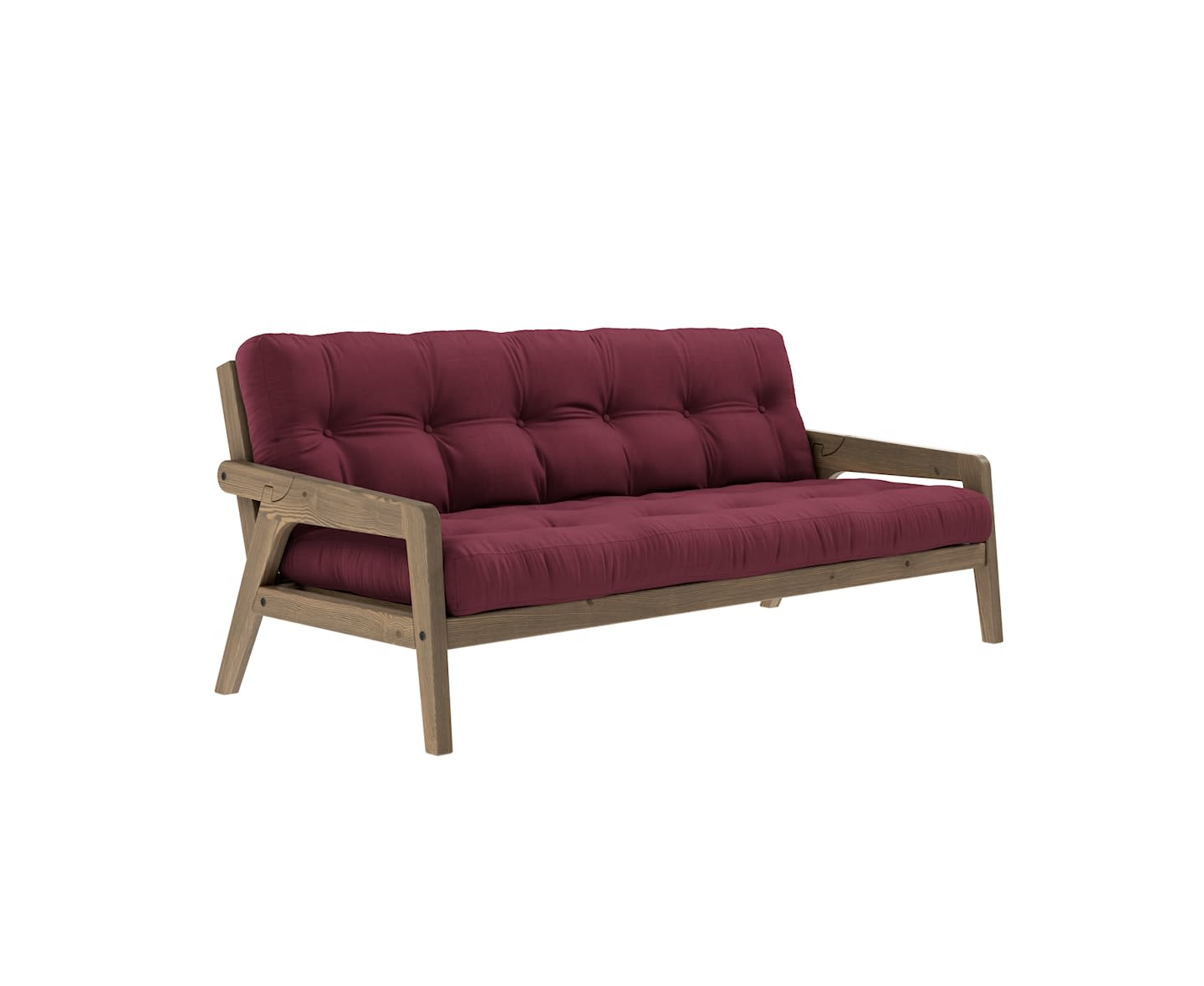 Karup Design Grab Bäddsoffa Brun/Bordeaux 204cm