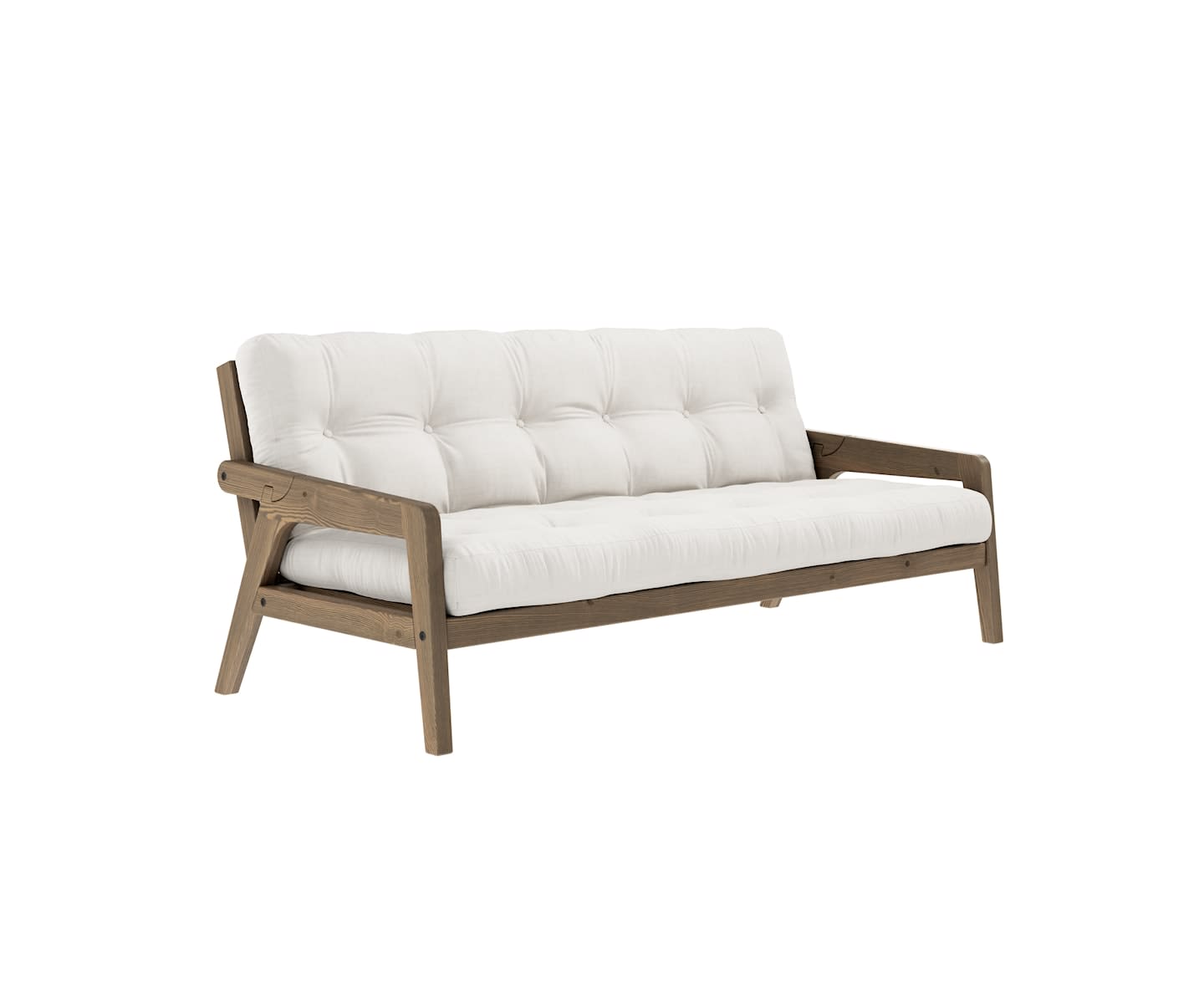 Karup Design Grab Bäddsoffa Brun/Natural 204cm