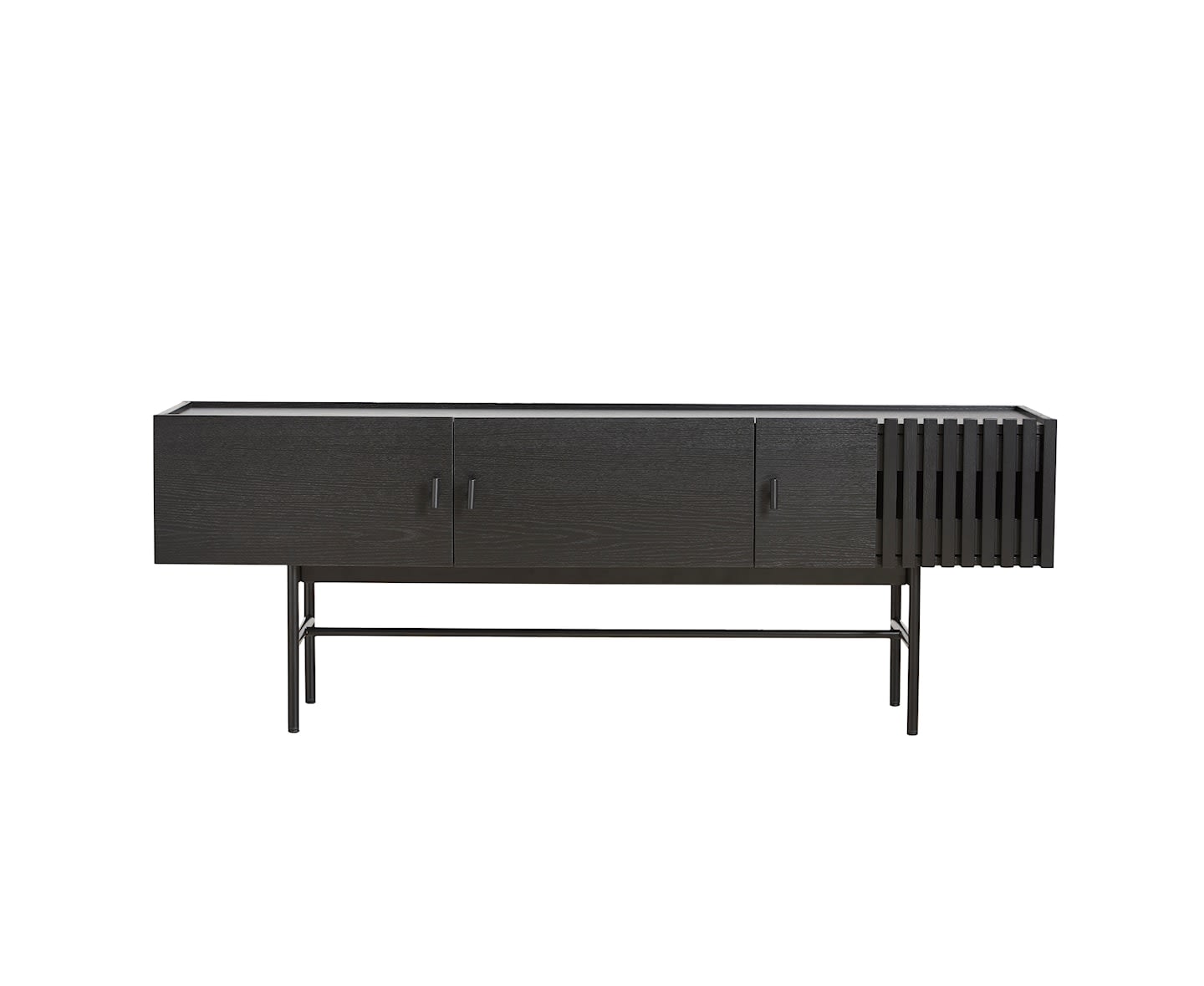 Woud Array Low Sideboard Black 150cm