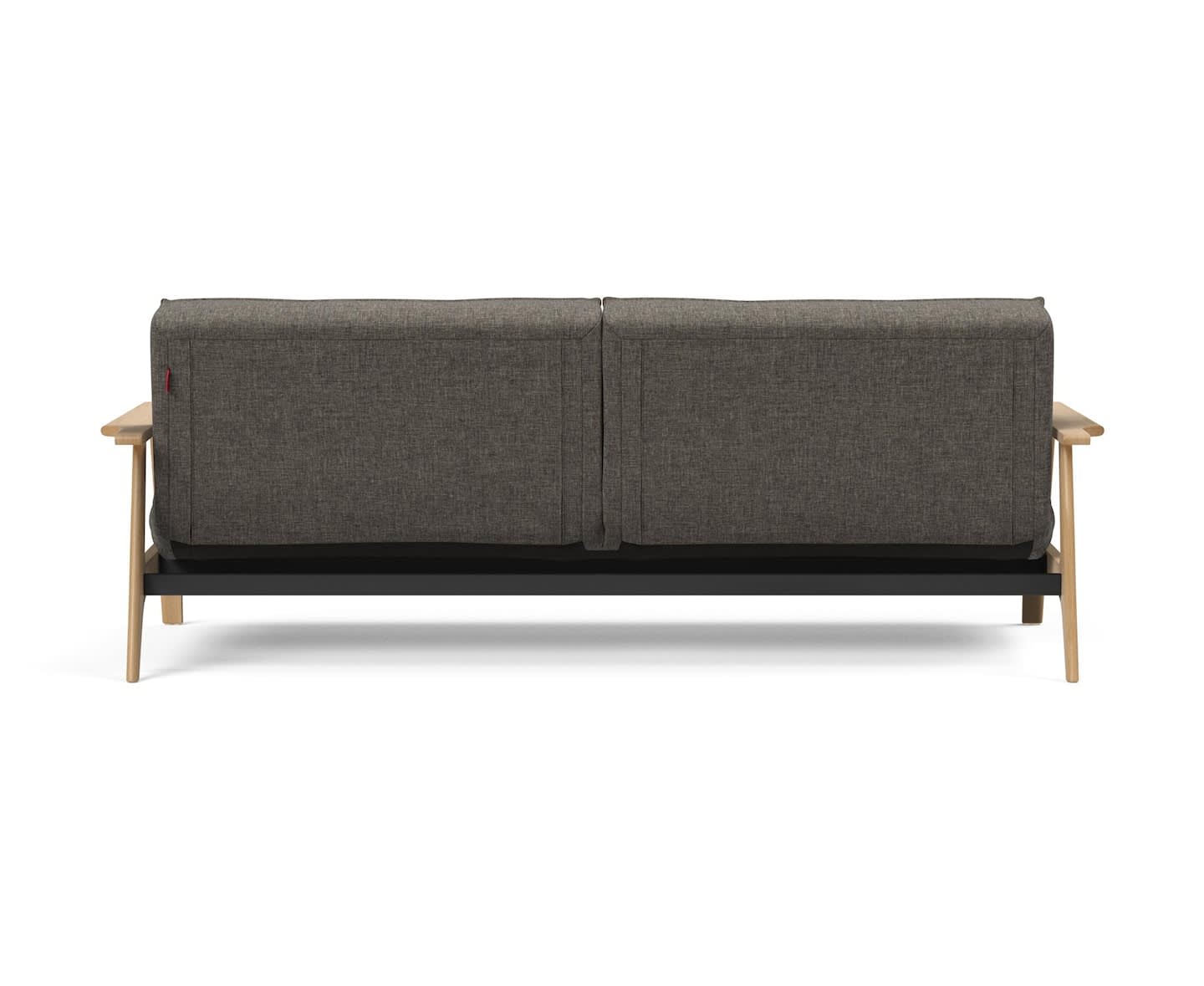 Innovation Living Splitback Frej Bäddsoffa Flashtex Dark Grey 115x200