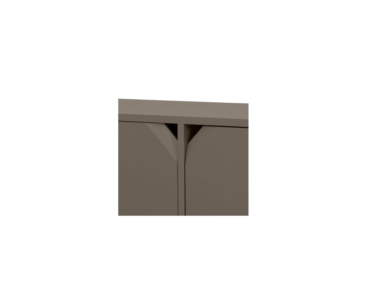 Tenzo Corner Sideboard Dark Taupe Matte 176.5cm