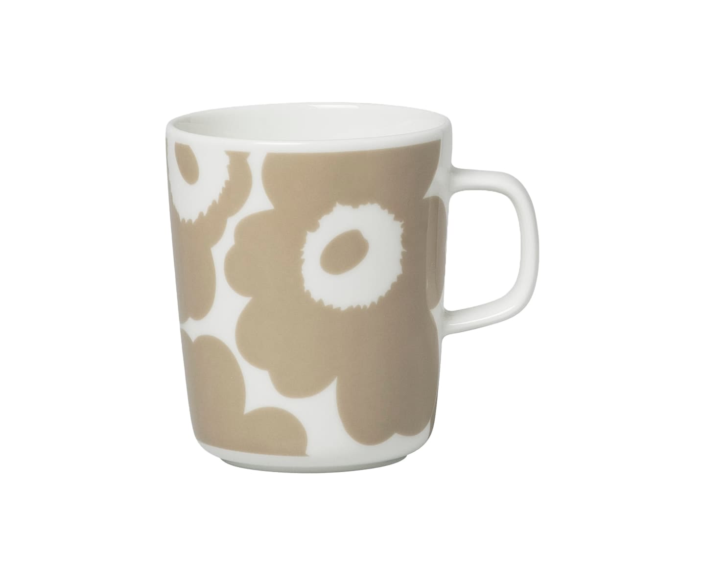 Marimekko Oiva Unikko Kaffekopp Hvit / Beige